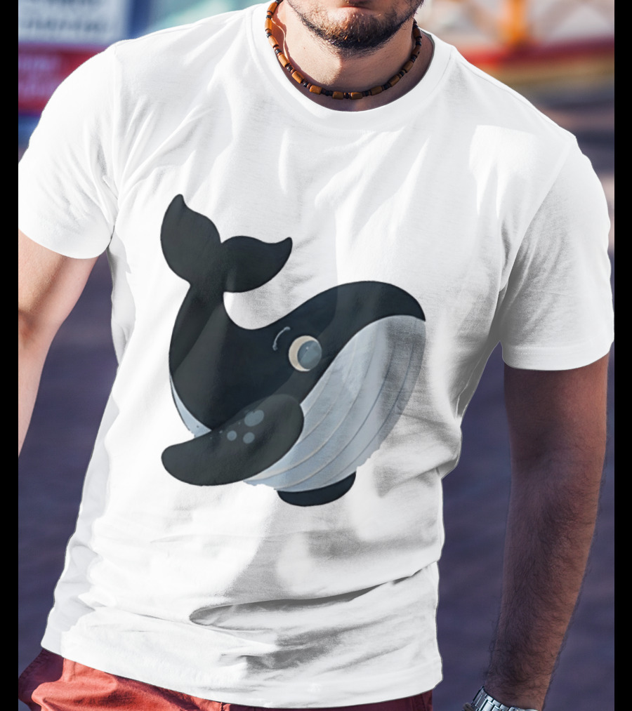 Cocomelon The Movie J.J Whale Cartoon T-Shirt