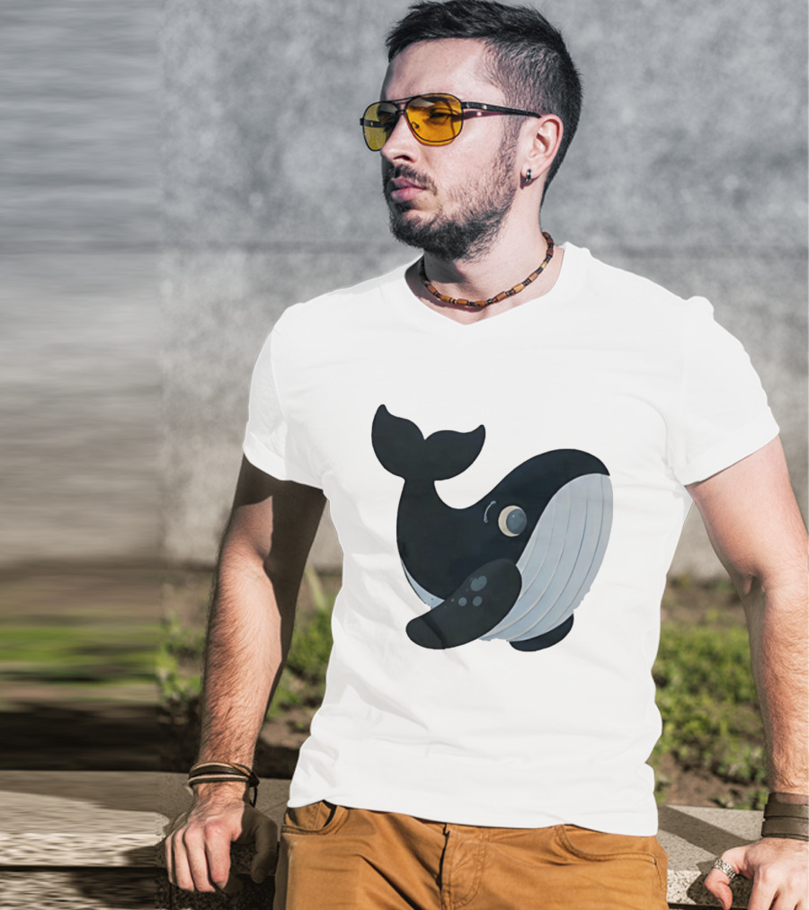 Cocomelon The Movie J.J Whale Cartoon T-Shirt