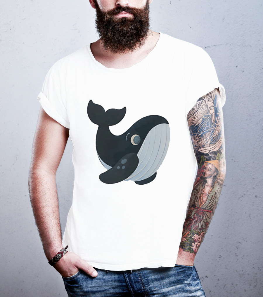 Cocomelon The Movie J.J Whale Cartoon T-Shirt