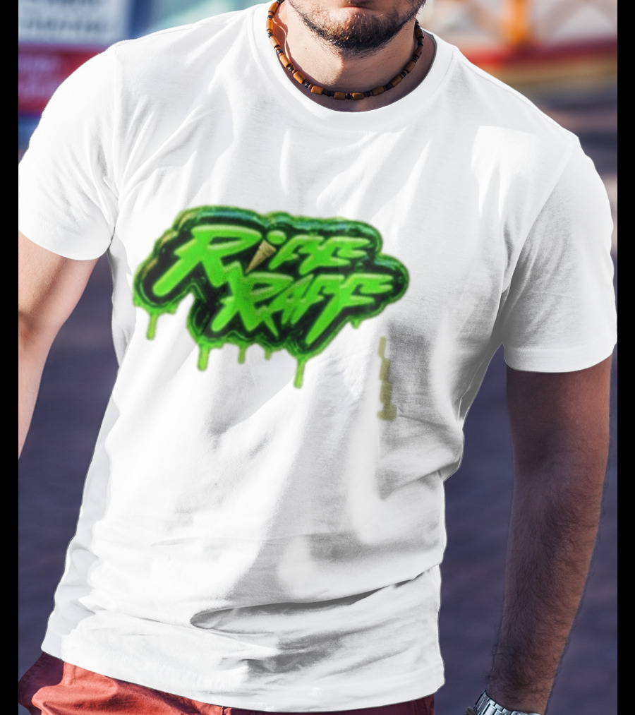 Riff Raff Neon Green Drip T-Shirt