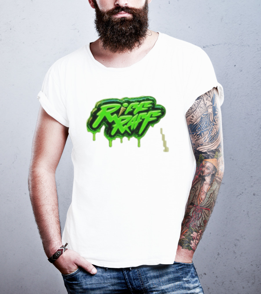 Riff Raff Neon Green Drip T-Shirt