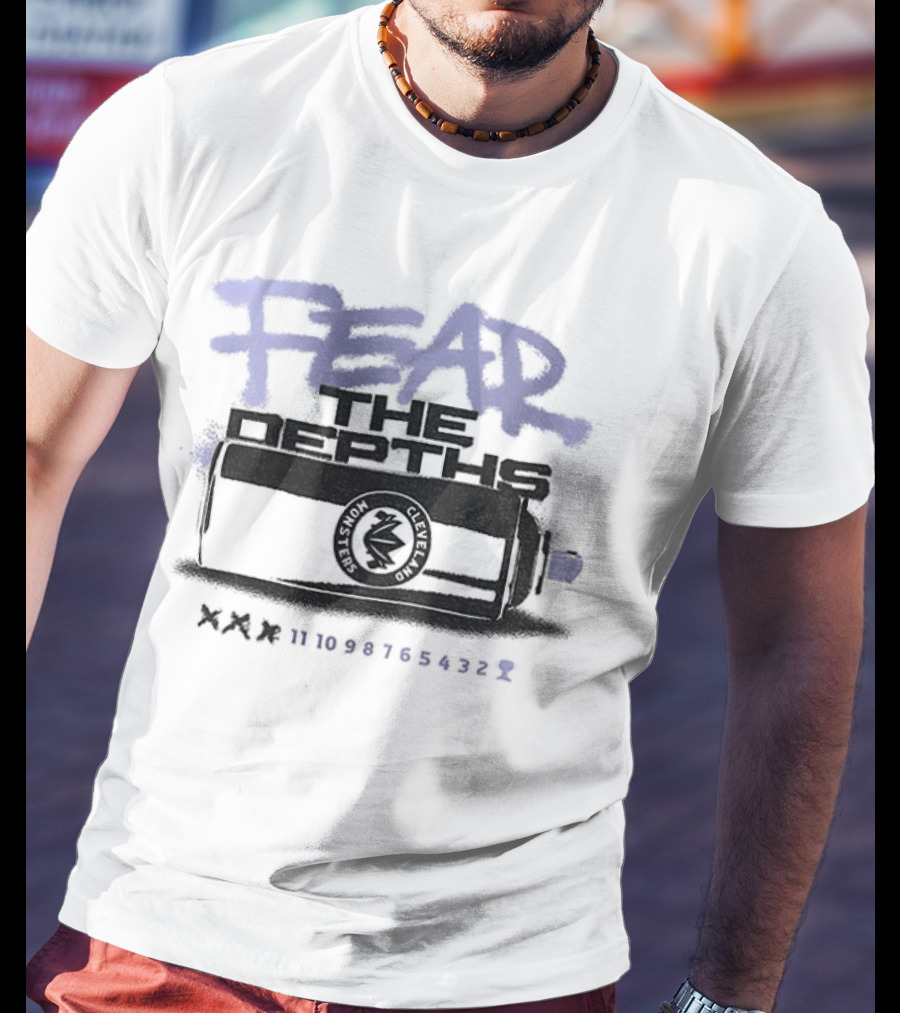 Fear The Depths Cleveland Monsters Hockey NHL 2026 T-Shirt