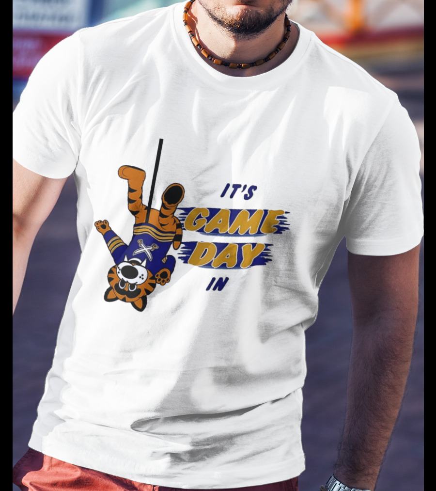 Sabretooth It's Game Day In Buffalo Sabres Hockey T-Shirt