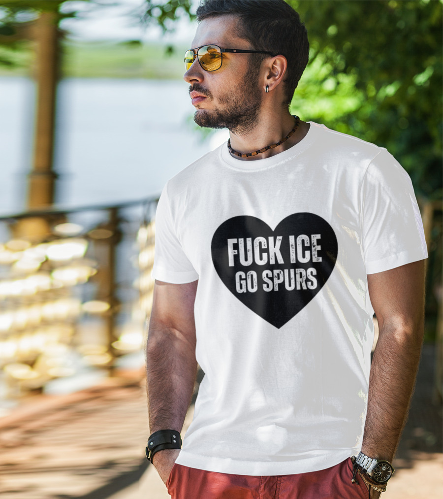 San Antonio Spurs Fuck Ice Go Spurs 2026 Lover T-Shirt