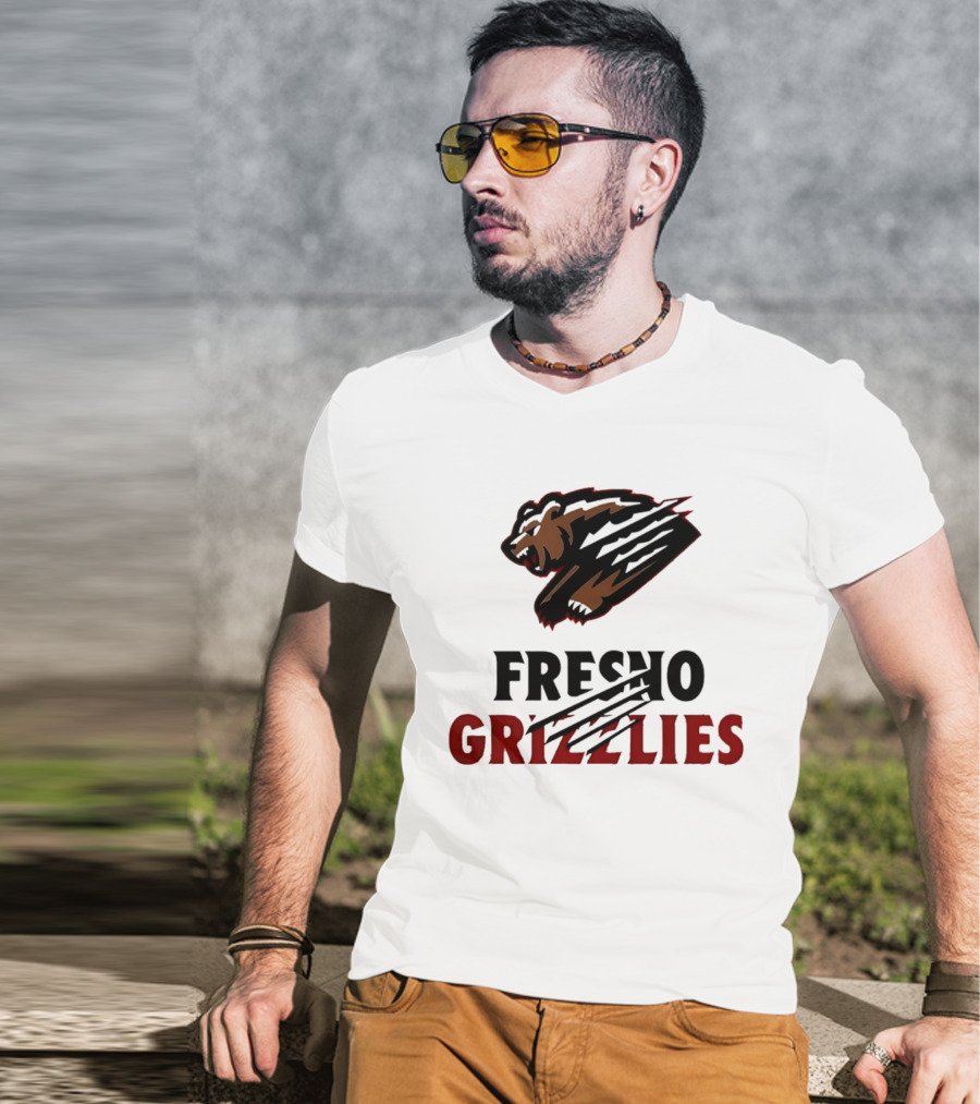Fresno Grizzlies Growlifornia Bear Flag 2026 T-Shirt