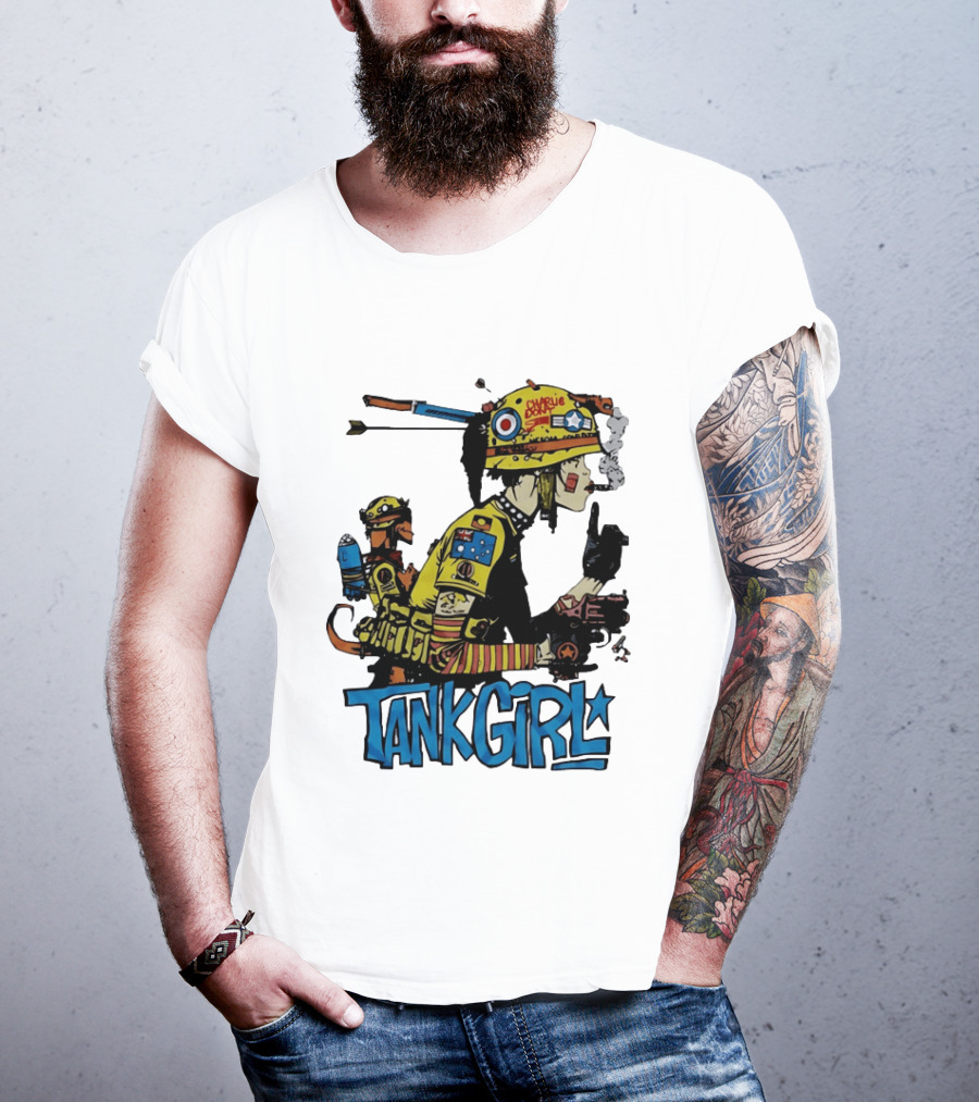 Tank Girl Comic Punk Rock Charlie Don't Surf T-Shirt