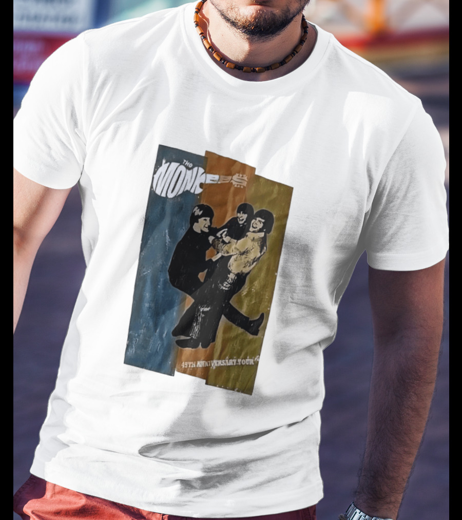 The Monkees 45th Anniversary Tour Vintage Band Celebration T-Shirt