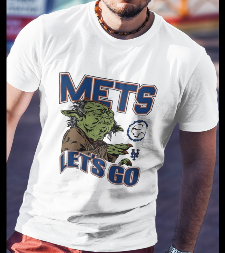 Mets Let's Go Yoda New Yorks Mets T-Shirt