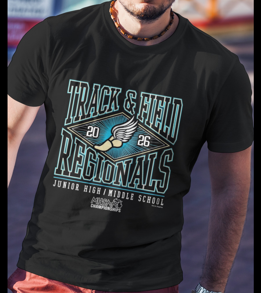 2026 MHSAA Track & Field Regionals Junior High Middle School T-Shirt