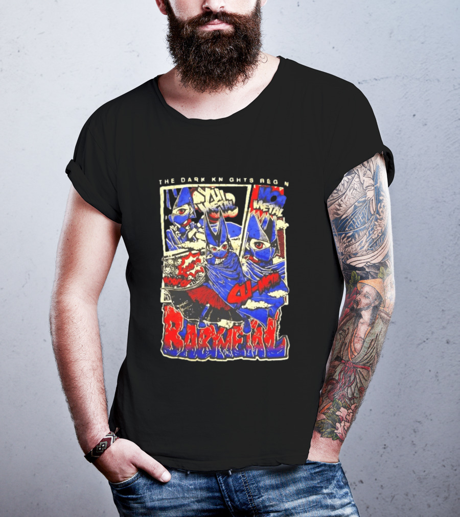 Babymetal The Dark Knights Begin Wow Metal Manga Style Comic T-Shirt