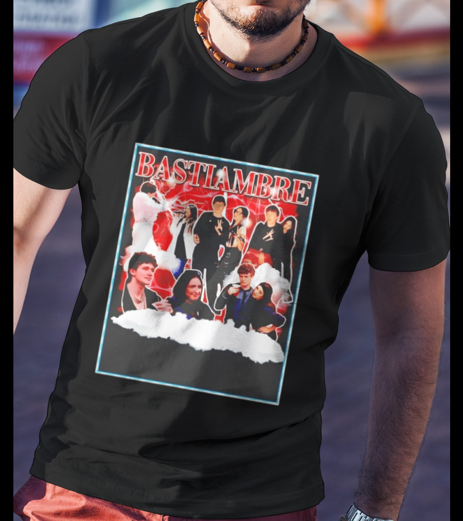 Bastiambre Movie Pop Culture Characters Collage T-Shirt