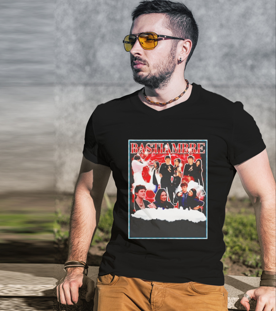Bastiambre Movie Pop Culture Characters Collage T-Shirt