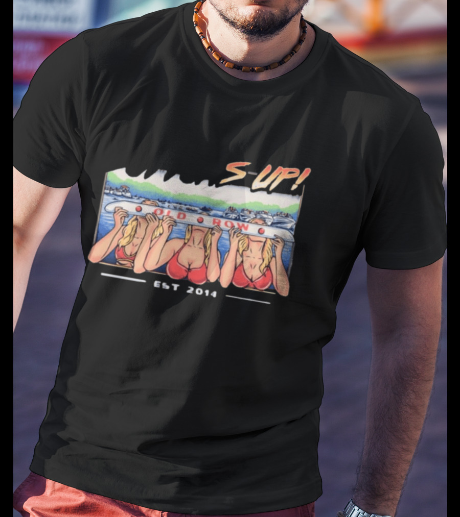Old Row Shotski Girls S Up EST 2014 T-Shirt