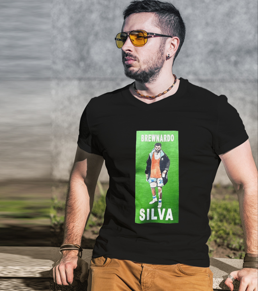 Brewnardo Silva Bernardo Silva Manchester City Football Star T-Shirt