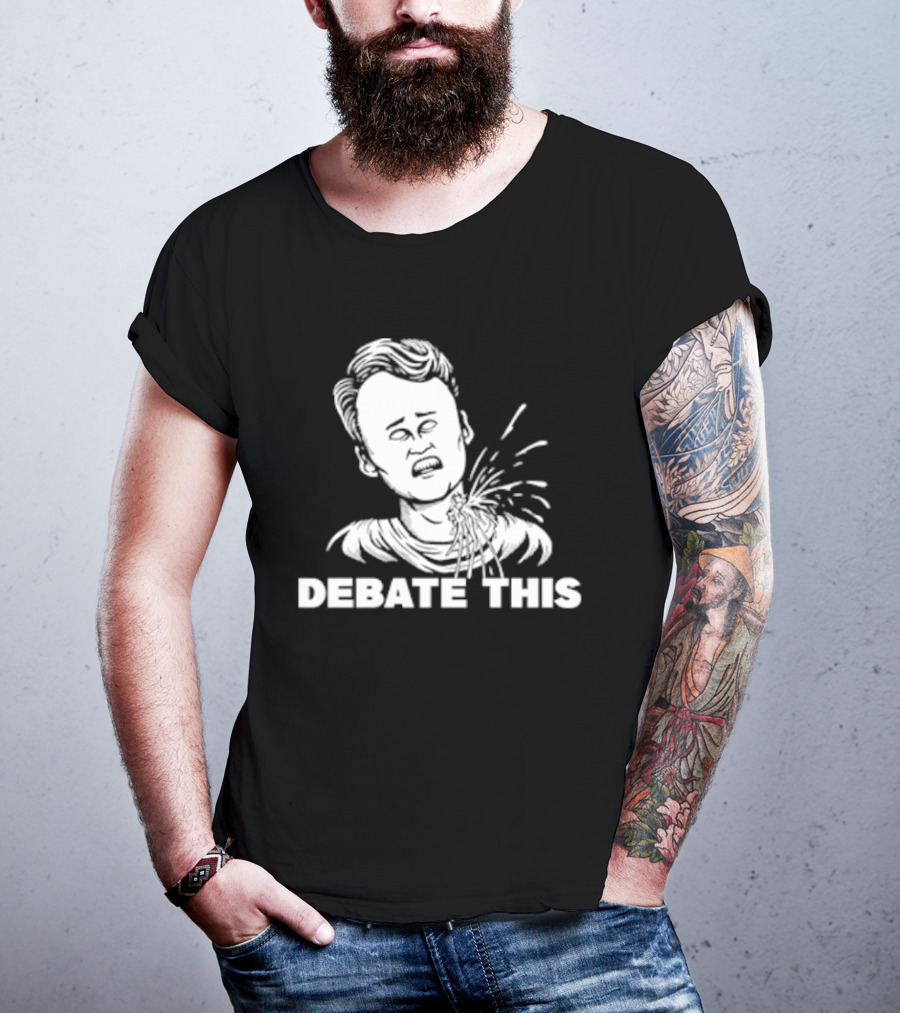 Charlie Kirk Debate This Explosion Head T-Shirt