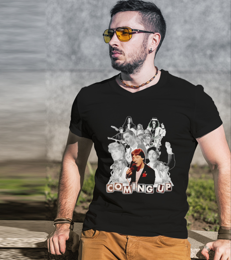 Coming Up Album Paul McCartney Music Video Characters And Band Collage T-Shirt