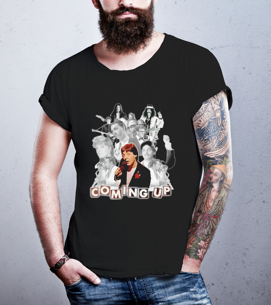 Coming Up Album Paul McCartney Music Video Characters And Band Collage T-Shirt