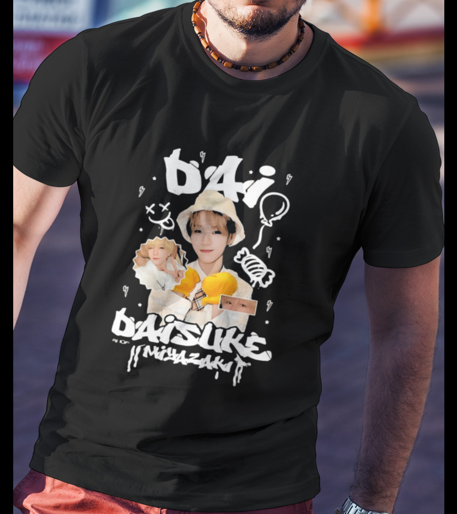 Dai Daisuke Miyazaki AHOF Playful Balloon And Candy T-Shirt