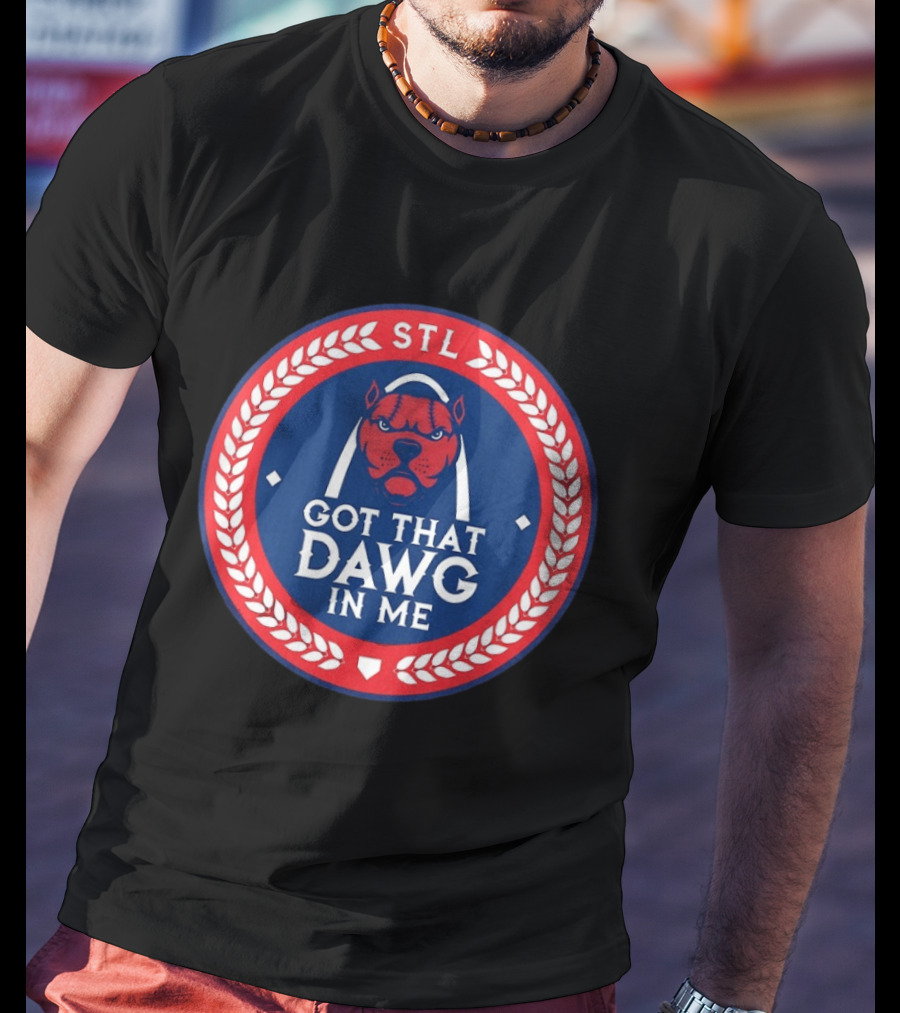 Got That Dawg In Me STL Red And Blue T-Shirt