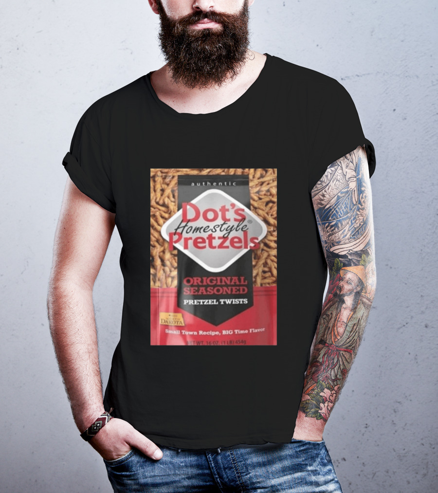 Dot's Homestyle Pretzels Original Seasoned Snack Twist Authentic North Dakota Flavor T-Shirt