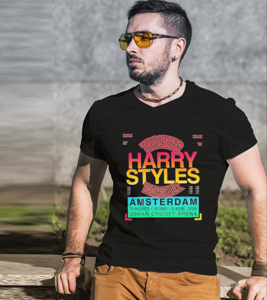 Harry Styles Together Tour 2026 Amsterdam Johan Cruijff Arena T-Shirt