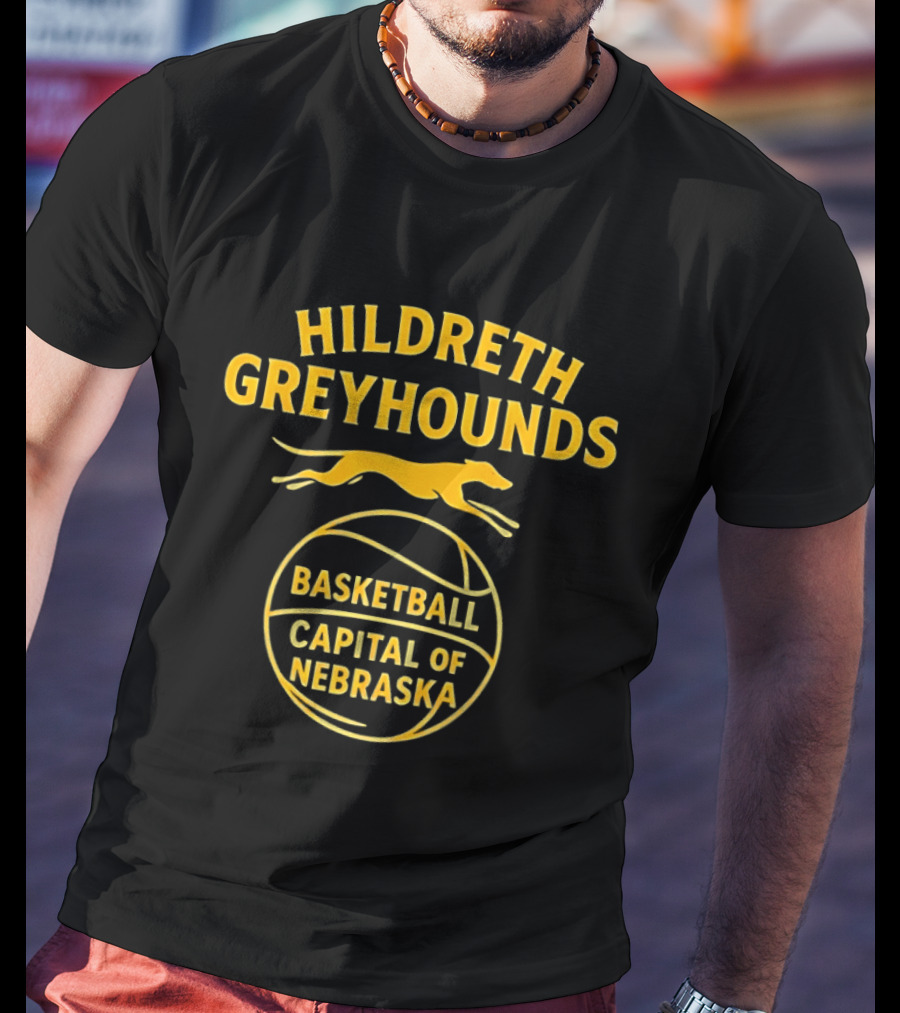 Hildreth Greyhounds Basketball Capital Of Nebraska T-Shirt