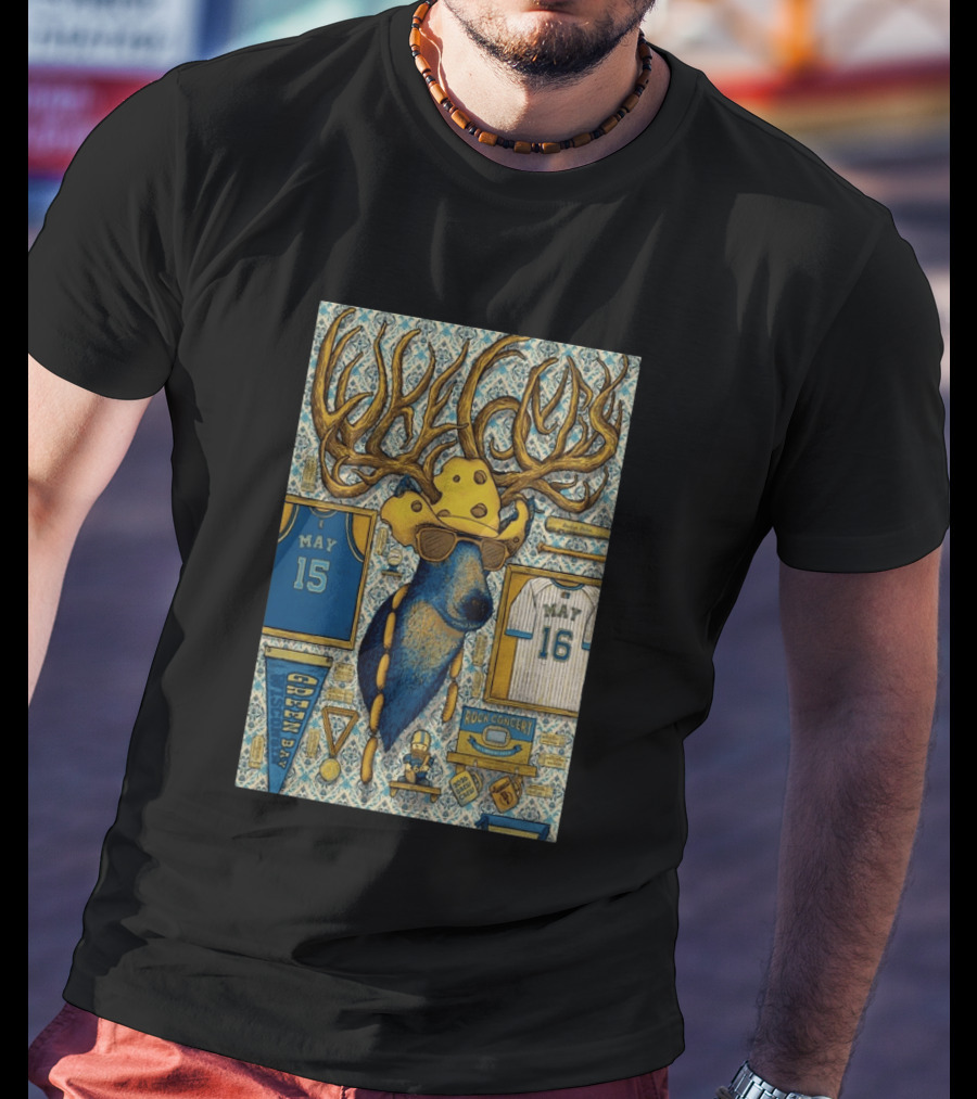 Luke Combs May 15 16 Green Bay Lambeau Field Rock Concert Decor T-Shirt
