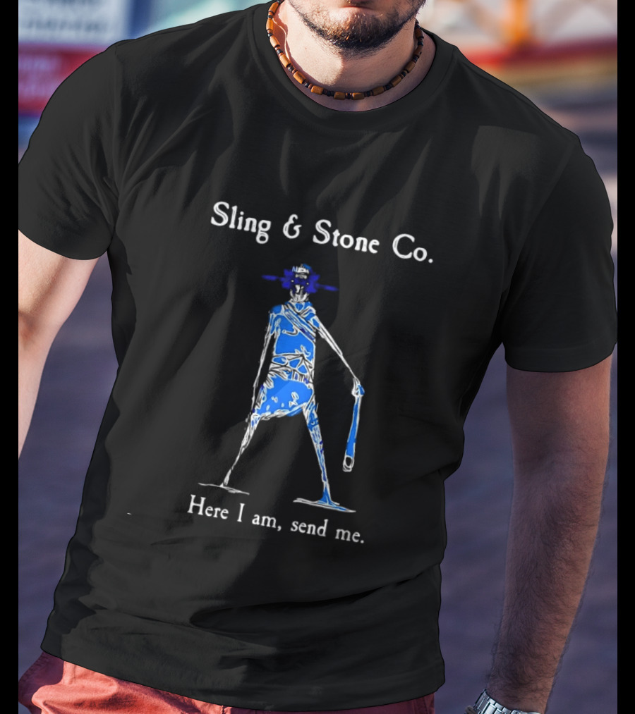Sling And Stone Co Here I Am Send Me T-Shirt