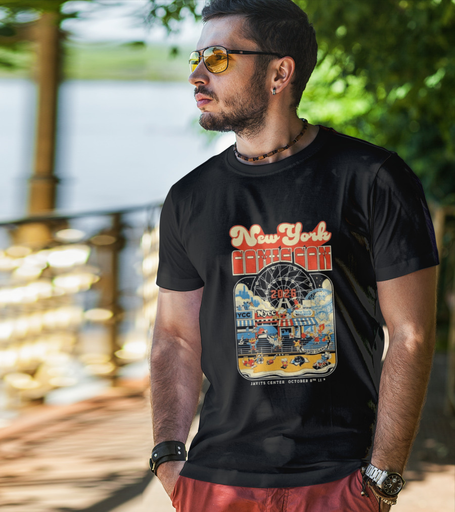 New York Comic Con 2026 Coney Island Javits Center October 8 To 11 T-Shirt