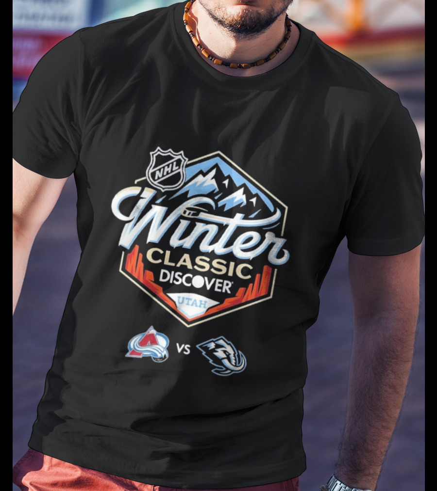 NHL Winter Classic Discover Utah 2027 Colorado Avalanche Vs Utah Mammoth T-Shirt
