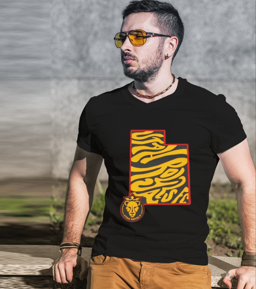 Utah Royals FC Groovy State Lion T-Shirt
