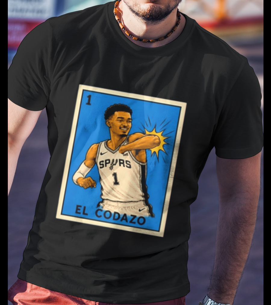 Victor Wembanyama El Codazo San Antonio Spurs NBA 2026 T-Shirt