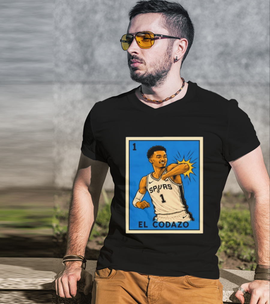 Victor Wembanyama El Codazo San Antonio Spurs NBA 2026 T-Shirt