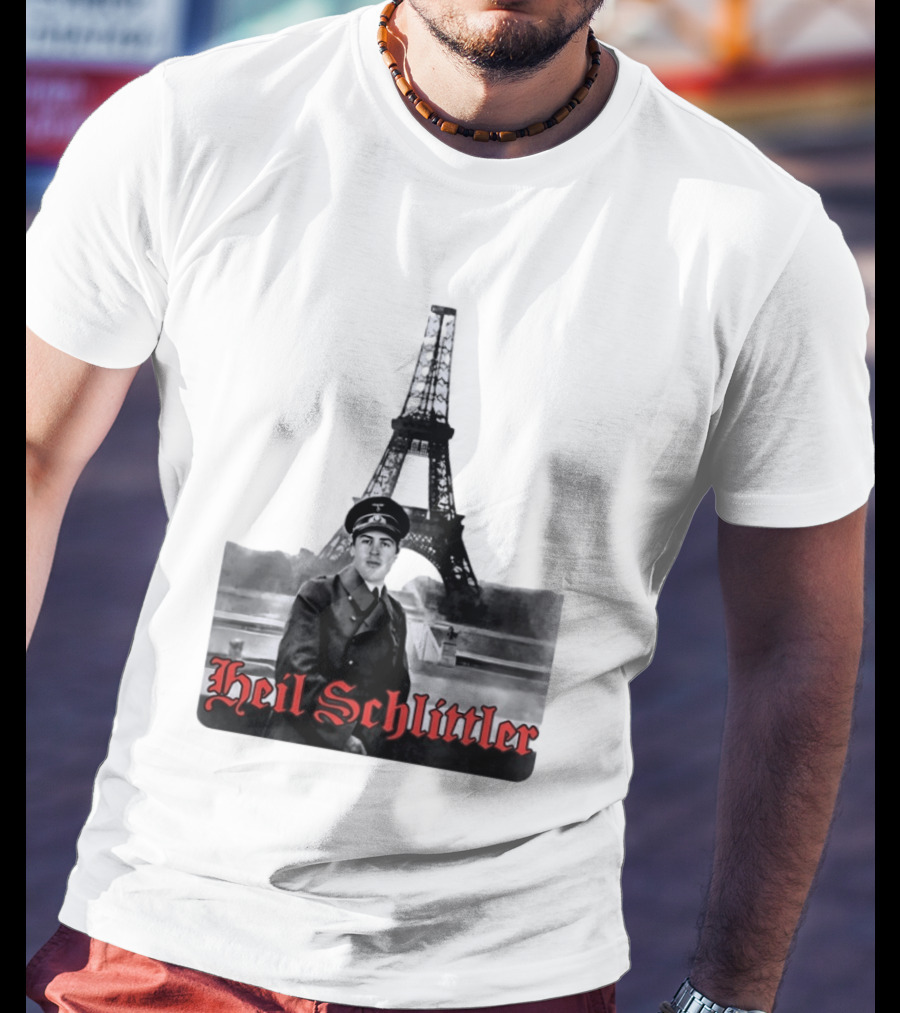Adolf Hitler X Eiffel Tower Heil Schlittler T-Shirt