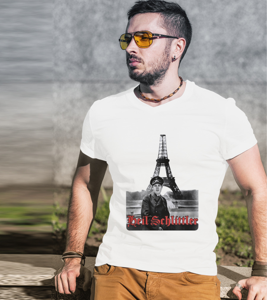 Adolf Hitler X Eiffel Tower Heil Schlittler T-Shirt