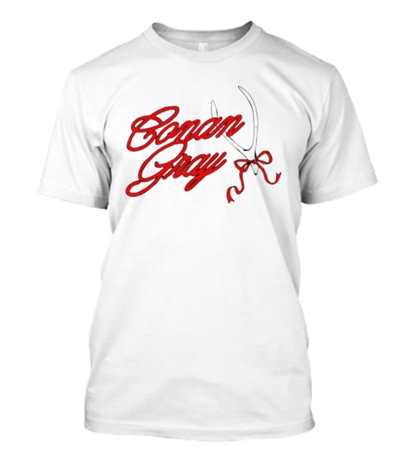 Conan Gray Red Script With Bow T-Shirt