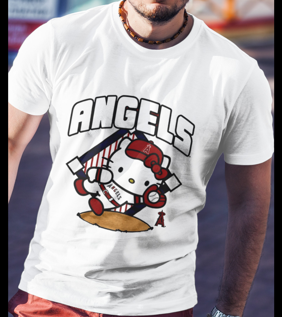 Hello Kitty Angels Baseball Los Angeles 2026 MLB T-Shirt
