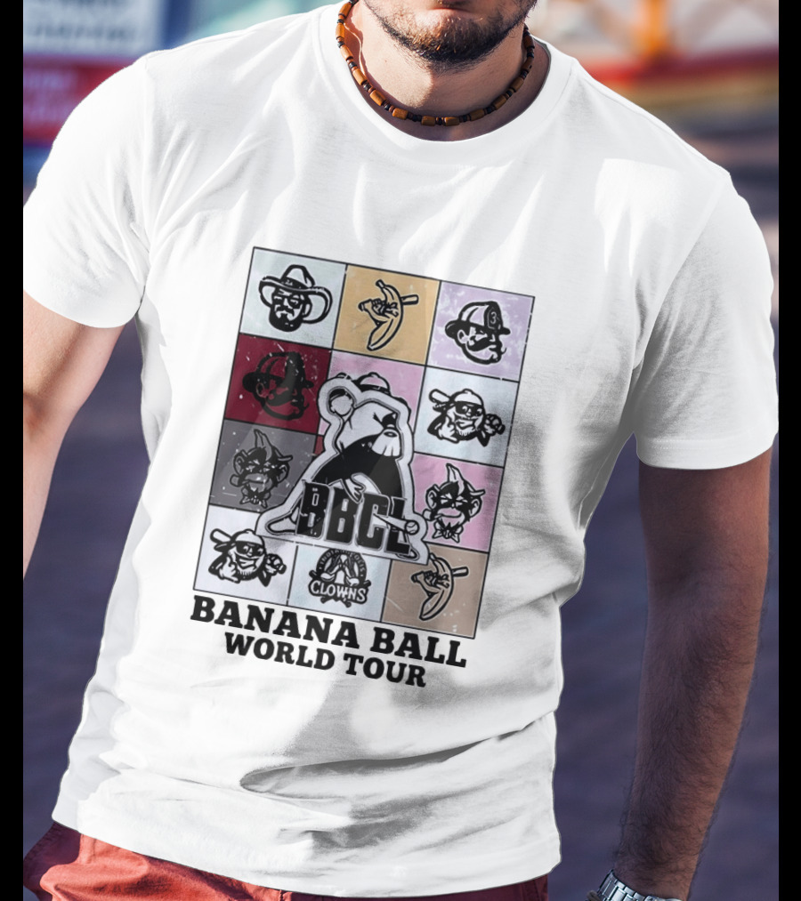BBCL Clowns Banana Ball World Tour 2026 T-Shirt