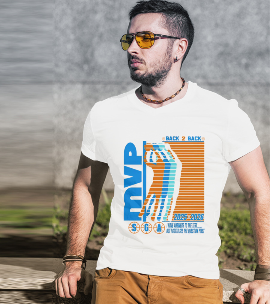 MVP Back 2 Back 2025 2026 SGA T-Shirt