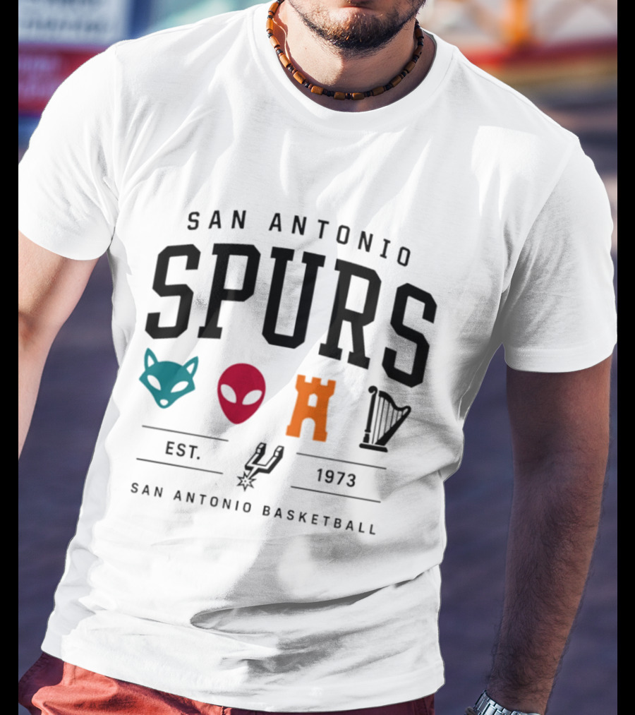 San Antonio Spurs Basketball Wembanyama Wemby Est 1973 T-Shirt