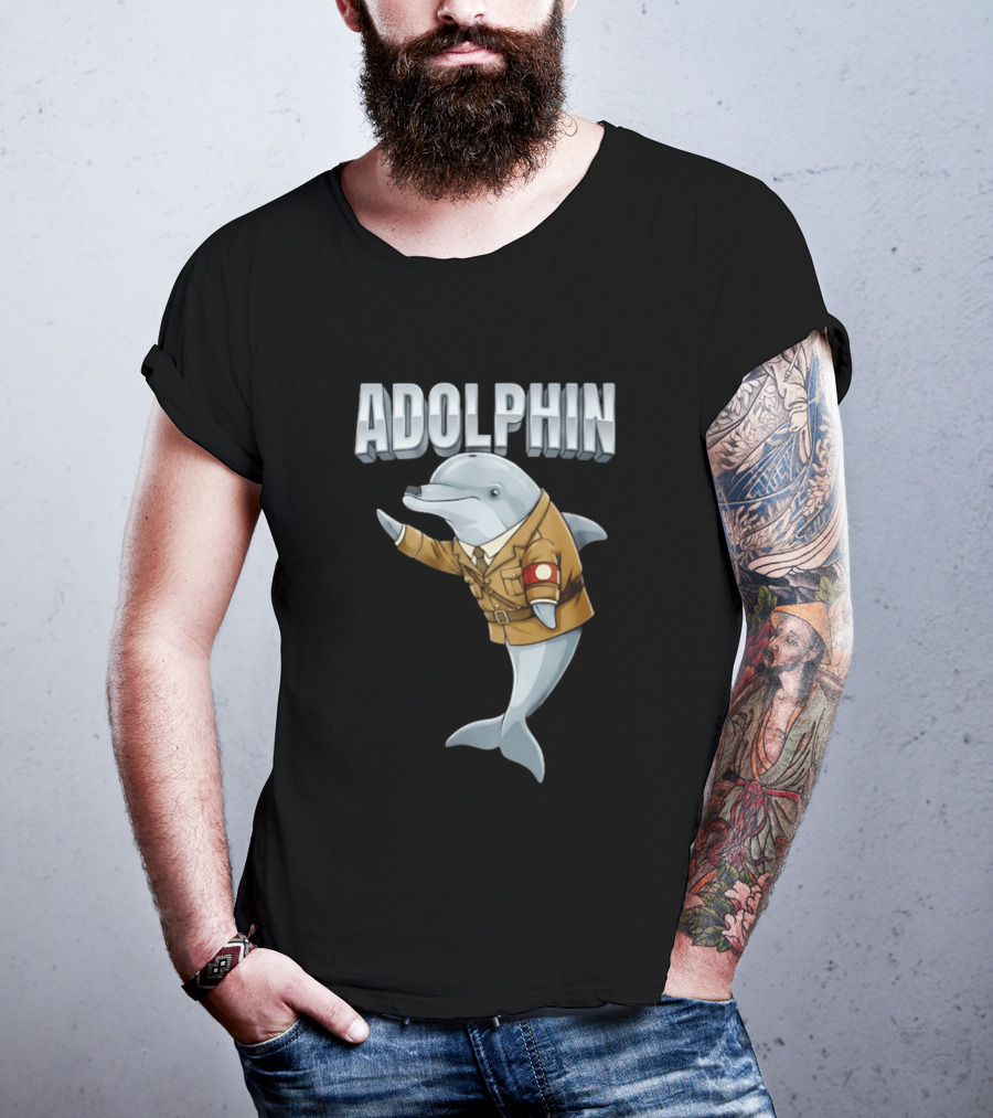 Adolphin Adolf Hitler Dolphin T-Shirt
