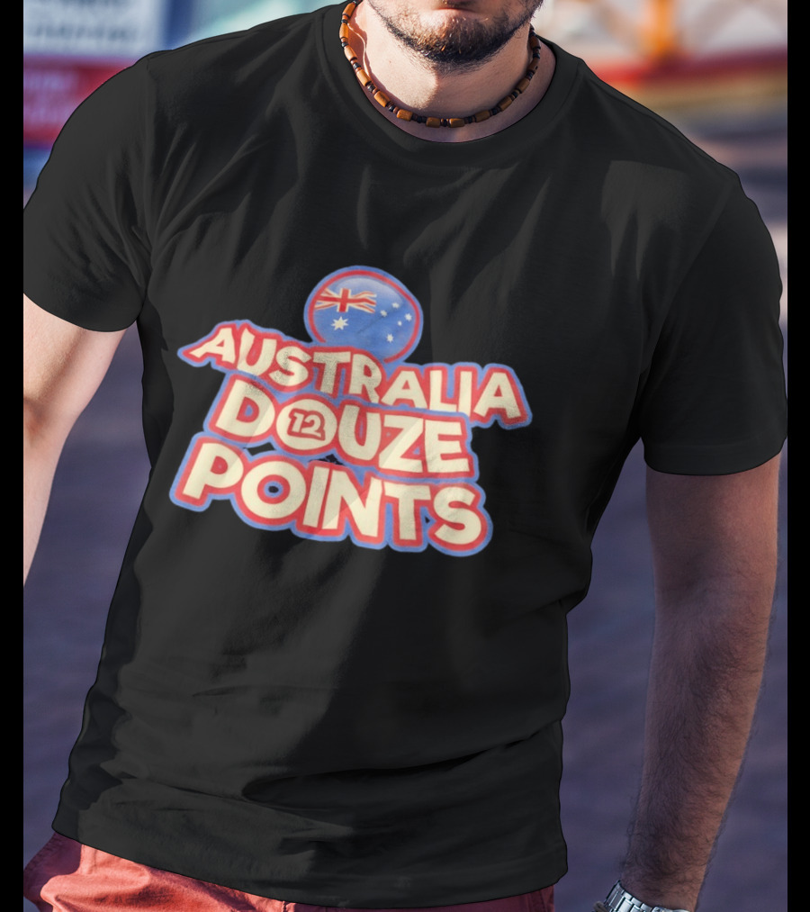 Australia Douze 12 Points Flag Circle Stars T-Shirt