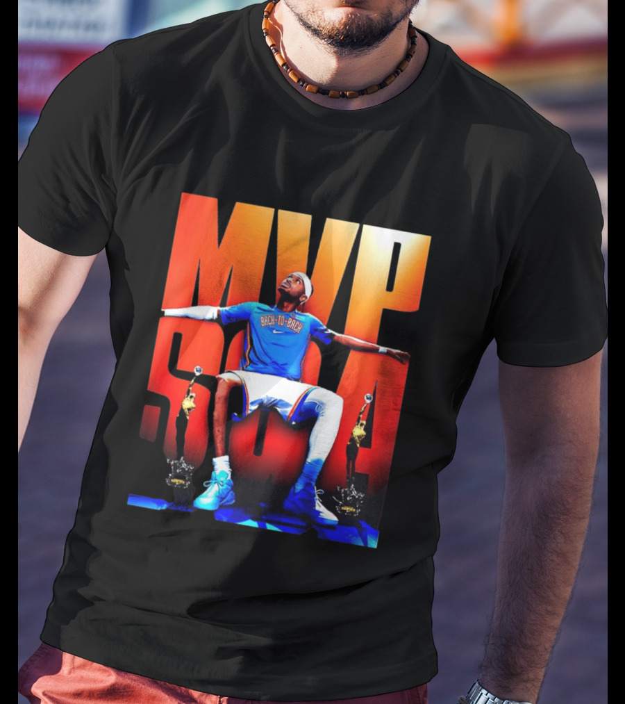 Back To Back MVP Shai Gilgeous Alexander 2026 SGA NBA T-Shirt