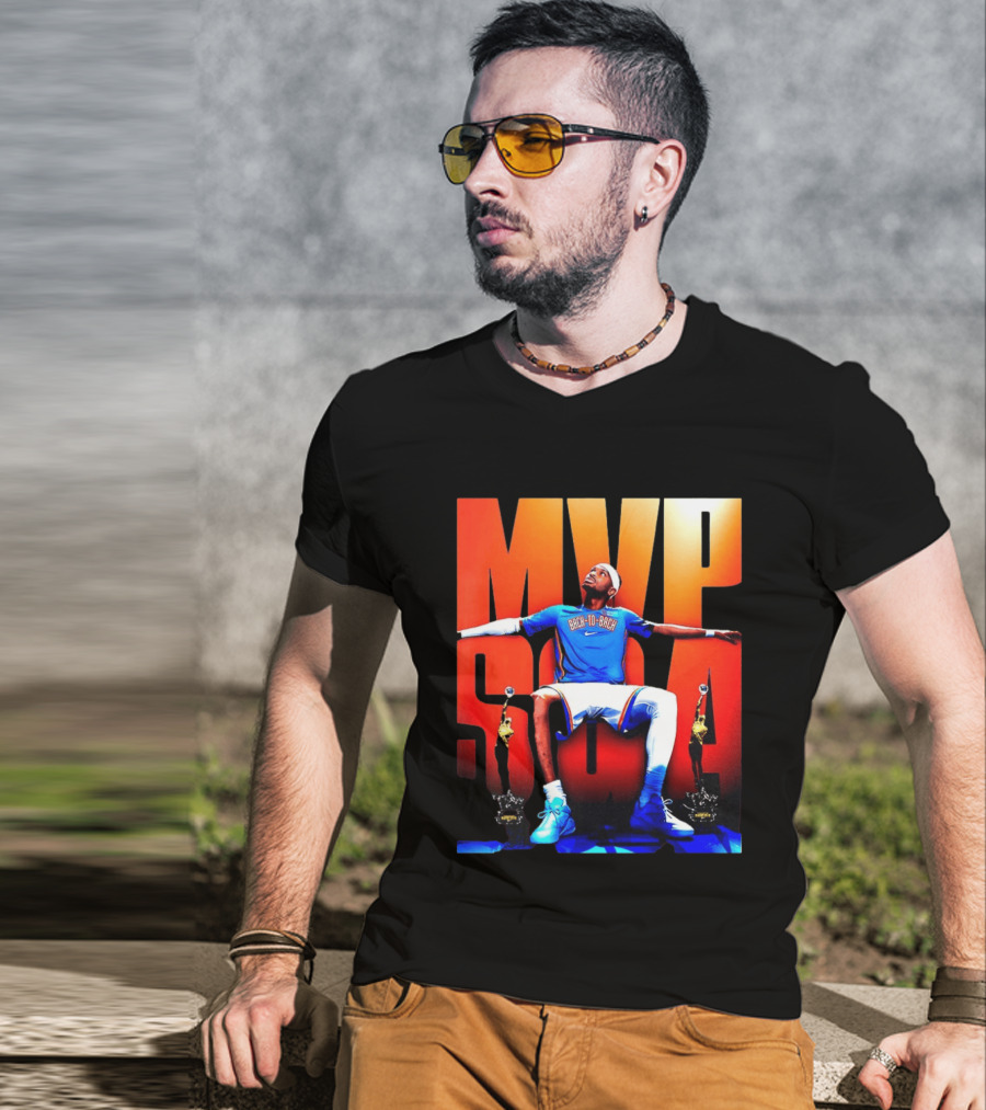 Back To Back MVP Shai Gilgeous Alexander 2026 SGA NBA T-Shirt