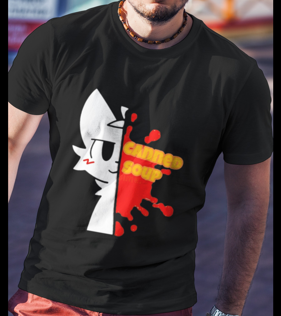Boykisser Meme Canned Soup Splatter T-Shirt