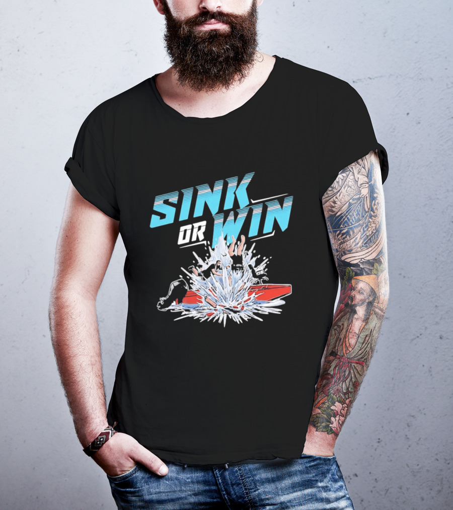 Cleetus McFarland Jackstand Jimmy Sink Or Win Splashing Red Boat T-Shirt