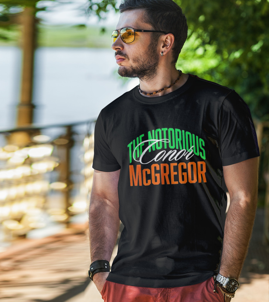 Conor McGregor The Notorious Ireland Flag T-Shirt