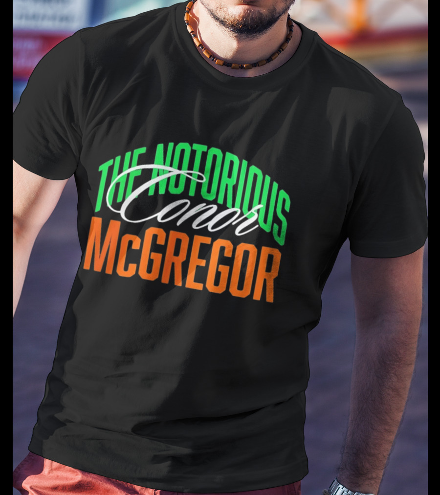 Conor McGregor The Notorious Ireland Flag T-Shirt