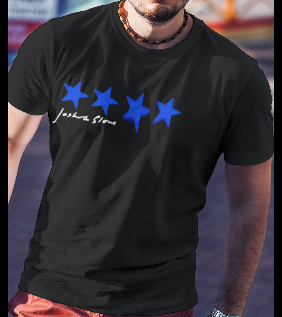 Joshua Slone Thinking Too Much Tour Four Blue Stars T-Shirt