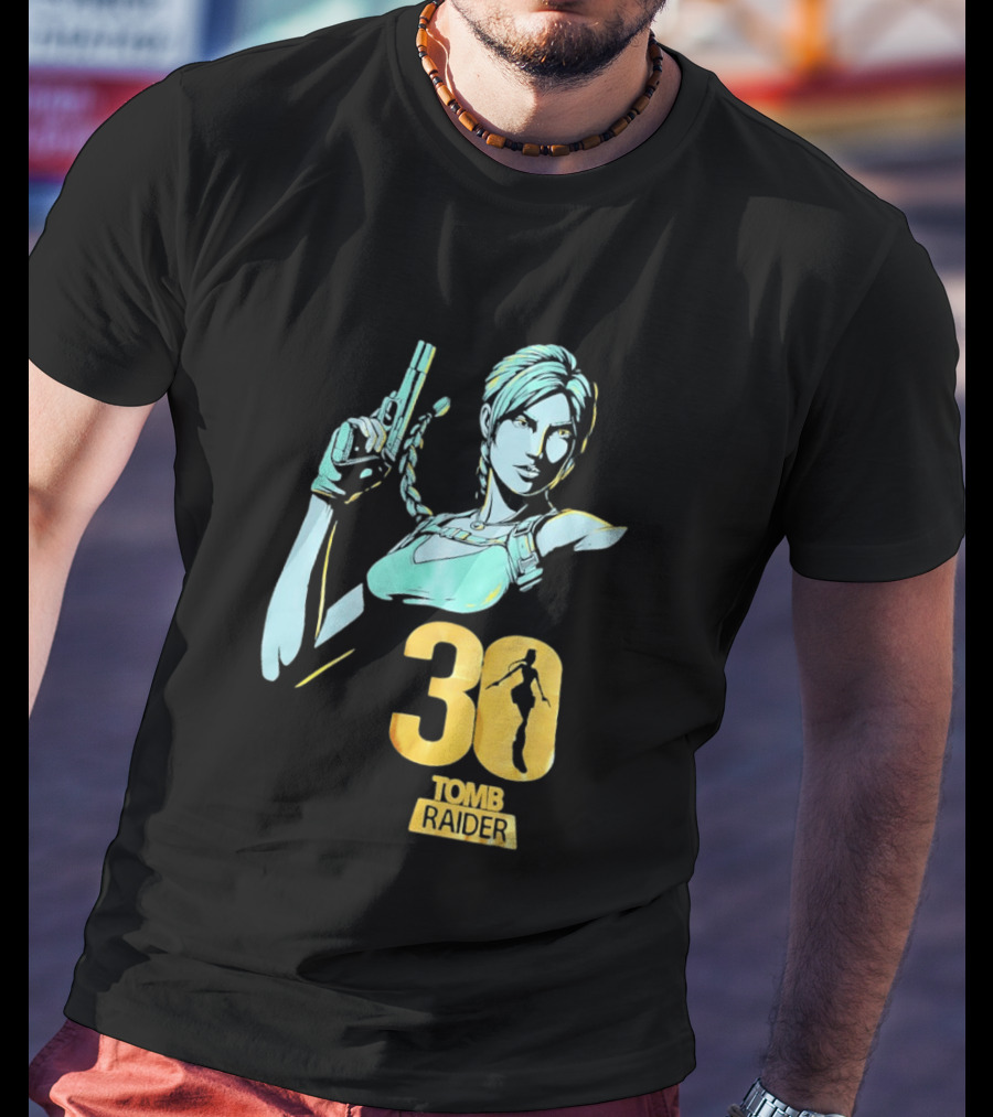 Lara Croft 30 Years Tomb Raider Anniversary T-Shirt